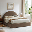 Modway Resort Full Arched Upholstered Fabric Storage Platform Bed Frame