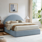 Modway Resort Full Arched Upholstered Fabric Storage Platform Bed Frame