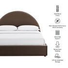 Modway Resort Queen Arched Performance Velvet Storage Platform Bed Frame