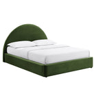 Modway Resort Queen Arched Performance Velvet Storage Platform Bed Frame