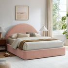 Modway Resort Queen Arched Upholstered Fabric Storage Platform Bed Frame