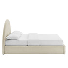 Modway Resort Queen Arched Upholstered Fabric Storage Platform Bed Frame