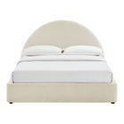 Modway Resort Queen Arched Upholstered Fabric Storage Platform Bed Frame