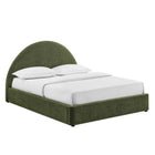 Modway Resort Queen Arched Upholstered Fabric Storage Platform Bed Frame