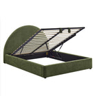 Modway Resort Queen Arched Upholstered Fabric Storage Platform Bed Frame