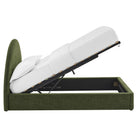 Modway Resort Queen Arched Upholstered Fabric Storage Platform Bed Frame