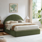 Modway Resort Queen Arched Upholstered Fabric Storage Platform Bed Frame