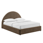 Modway Resort Queen Arched Upholstered Fabric Storage Platform Bed Frame