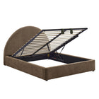 Modway Resort Queen Arched Upholstered Fabric Storage Platform Bed Frame