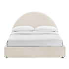 Modway Resort King Arched Performance Velvet Storage Platform Bed Frame