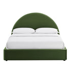 Modway Resort King Arched Performance Velvet Storage Platform Bed Frame