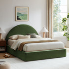 Modway Resort King Arched Performance Velvet Storage Platform Bed Frame