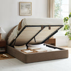 Modway Resort King Arched Upholstered Fabric Storage Platform Bed Frame