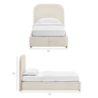 Modway Keynote Twin Performance Velvet Storage Platform Bed Frame