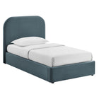 Modway Keynote Twin Performance Velvet Storage Platform Bed Frame