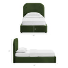 Modway Keynote Twin Performance Velvet Storage Platform Bed Frame