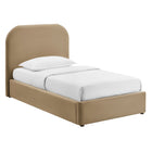 Modway Keynote Twin Performance Velvet Storage Platform Bed Frame