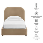 Modway Keynote Twin Performance Velvet Storage Platform Bed Frame