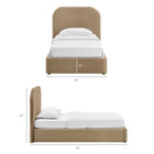 Modway Keynote Twin Performance Velvet Storage Platform Bed Frame