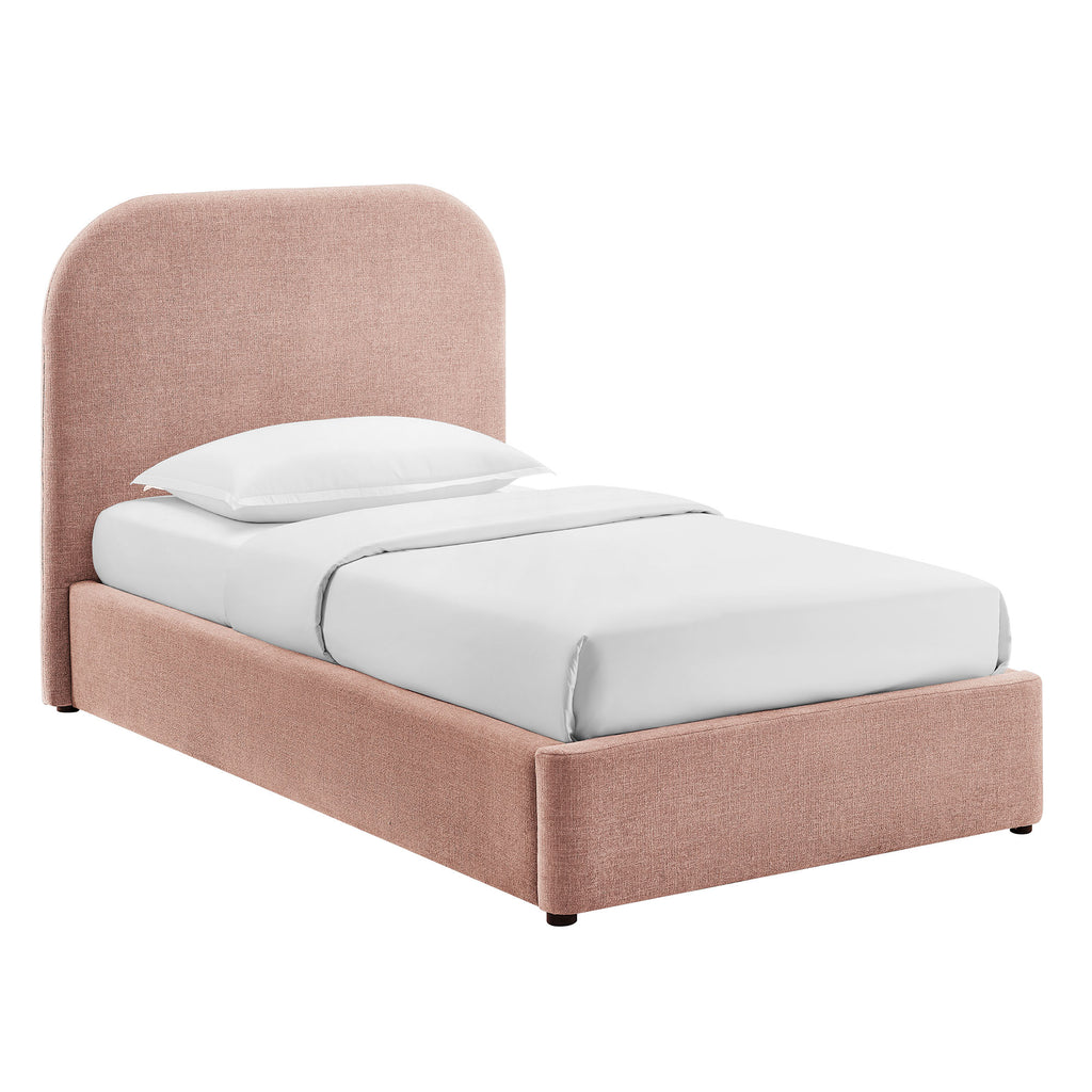 Modway Keynote Twin Fabric Upholstered Storage Platform Bed Frame