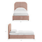 Modway Keynote Twin Fabric Upholstered Storage Platform Bed Frame