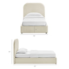 Modway Keynote Twin Fabric Upholstered Storage Platform Bed Frame
