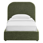 Modway Keynote Twin Fabric Upholstered Storage Platform Bed Frame
