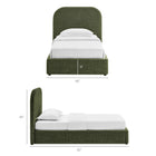 Modway Keynote Twin Fabric Upholstered Storage Platform Bed Frame