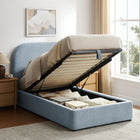 Modway Keynote Twin Fabric Upholstered Storage Platform Bed Frame