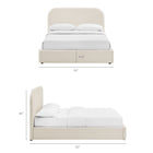 Modway Keynote Full Performance Velvet Storage Platform Bed Frame