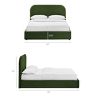 Modway Keynote Full Performance Velvet Storage Platform Bed Frame