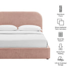 Modway Keynote Full Fabric Upholstered Storage Platform Bed Frame