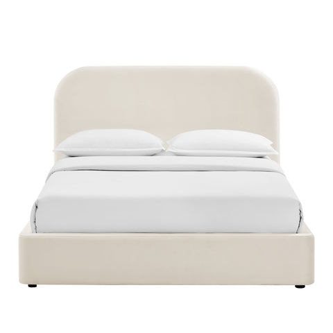 Modway Keynote Queen Performance Velvet Storage Platform Bed Frame