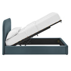 Modway Keynote Queen Performance Velvet Storage Platform Bed Frame