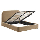 Modway Keynote Queen Performance Velvet Storage Platform Bed Frame