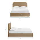 Modway Keynote Queen Performance Velvet Storage Platform Bed Frame