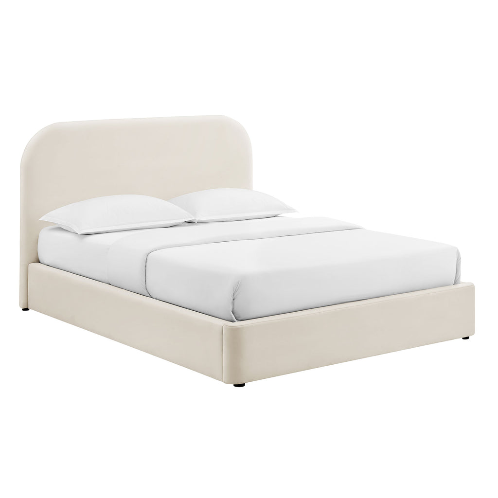 Modway Keynote King Performance Velvet Storage Platform Bed Frame
