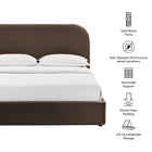Modway Keynote King Performance Velvet Storage Platform Bed Frame