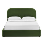 Modway Keynote King Performance Velvet Storage Platform Bed Frame