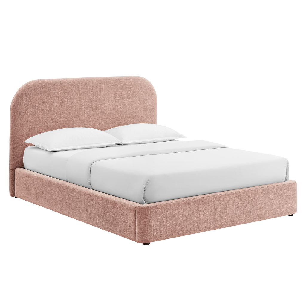 Modway Keynote King Fabric Upholstered Storage Platform Bed Frame