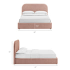 Modway Keynote King Fabric Upholstered Storage Platform Bed Frame