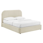 Modway Keynote King Fabric Upholstered Storage Platform Bed Frame