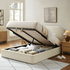 Modway Keynote King Fabric Upholstered Storage Platform Bed Frame