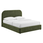 Modway Keynote King Fabric Upholstered Storage Platform Bed Frame