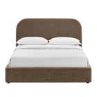 Modway Keynote King Fabric Upholstered Storage Platform Bed Frame