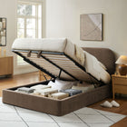 Modway Keynote King Fabric Upholstered Storage Platform Bed Frame