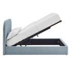 Modway Keynote King Fabric Upholstered Storage Platform Bed Frame