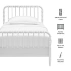 Modway Arlette Twin Size Wood Spindle Bed Frame