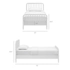 Modway Arlette Twin Size Wood Spindle Bed Frame