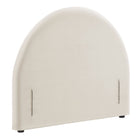 Modway Resort Twin Size Stain-Resistant Performance Velvet Arched Headboard